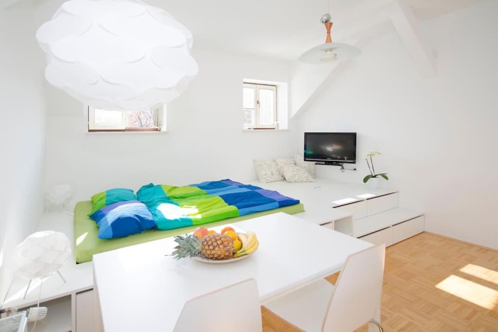 The Cute, Sunny Apartment In The Center +P Любляна Экстерьер фото