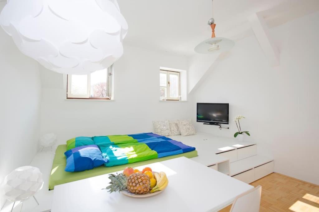 The Cute, Sunny Apartment In The Center +P Любляна Экстерьер фото
