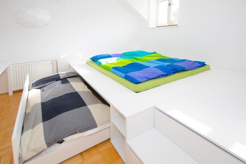 The Cute, Sunny Apartment In The Center +P Любляна Экстерьер фото